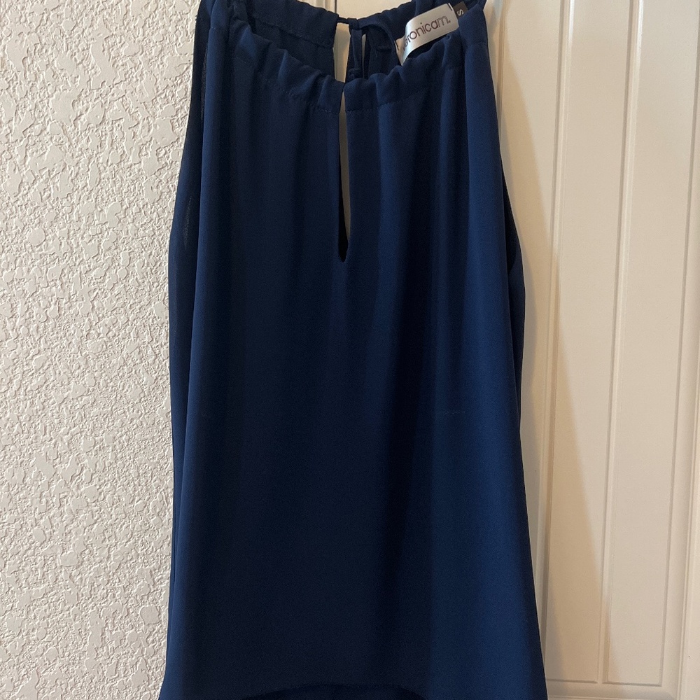 Veronicam Keyhole Tie Top